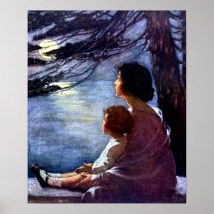 "Månstrålar" vid den Jessie Willcox smeden - tryck