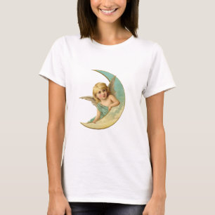 Månstråle - ängel och måneCollage Tee
