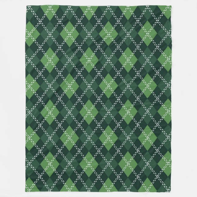 Manta Argyle Fleecefilt (Framsidan)