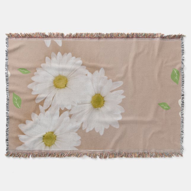 "manta de margaritas veige y marron" filt (Framsidan)