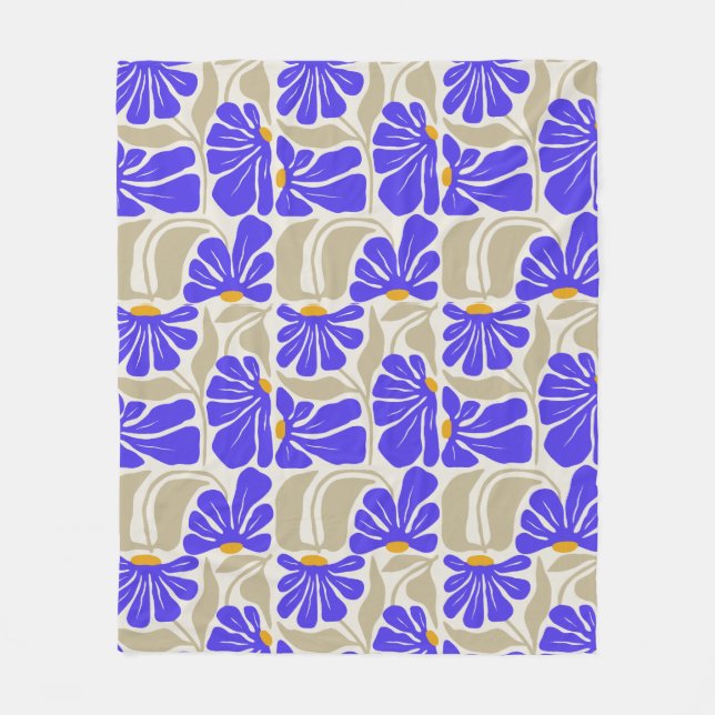 Manta Flower Fleecefilt (Framsidan)