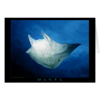 Manta Hälsningskort