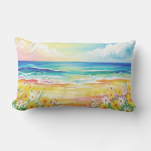 Manta playa de mi vida  lumbarkudde (Framsida)