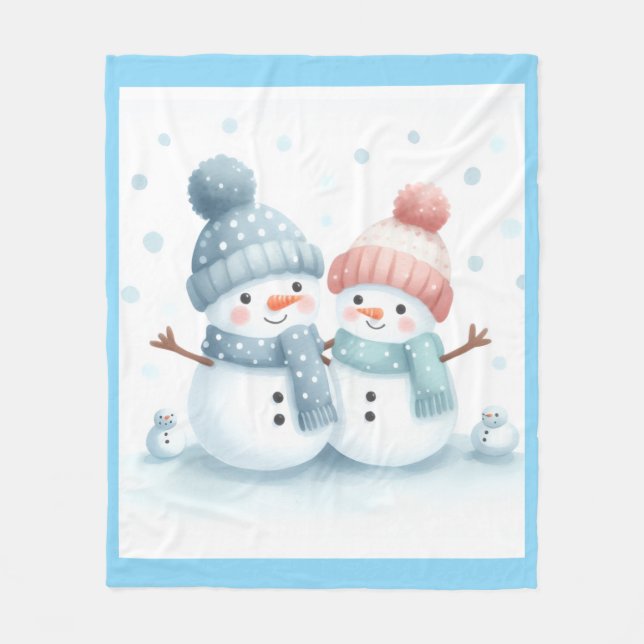 Manta Polar Alegría En La Nieve Fleecefilt (Framsidan)