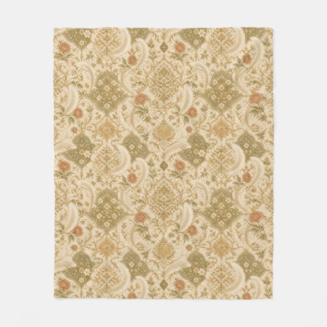 Manta Polar con Patrón Persa Elegante - Decoración Fleecefilt (Framsidan)