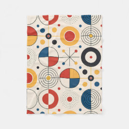 Manta polar diseño geométrico fleecefilt