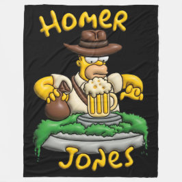 Manta Polar Diseño Homer Jones Fleecefilt