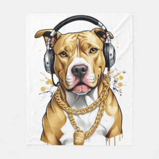 Manta polar perrito fleecefilt