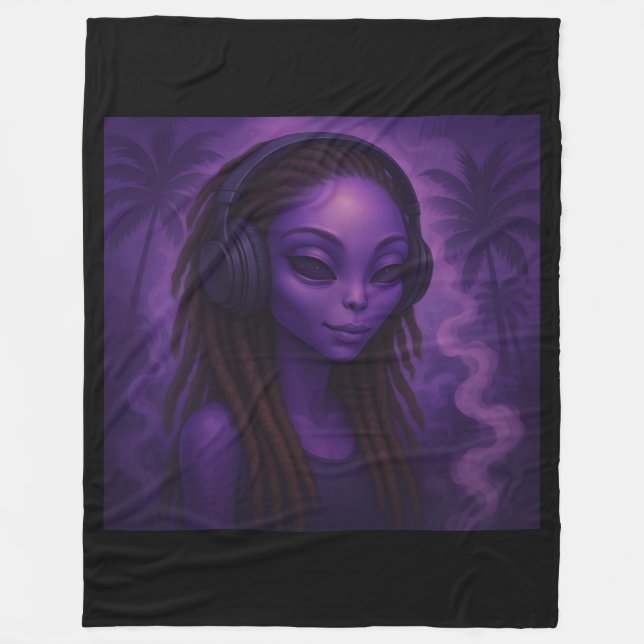 Manta polar - Relájate con estilo cósmico Fleecefilt (Framsidan)