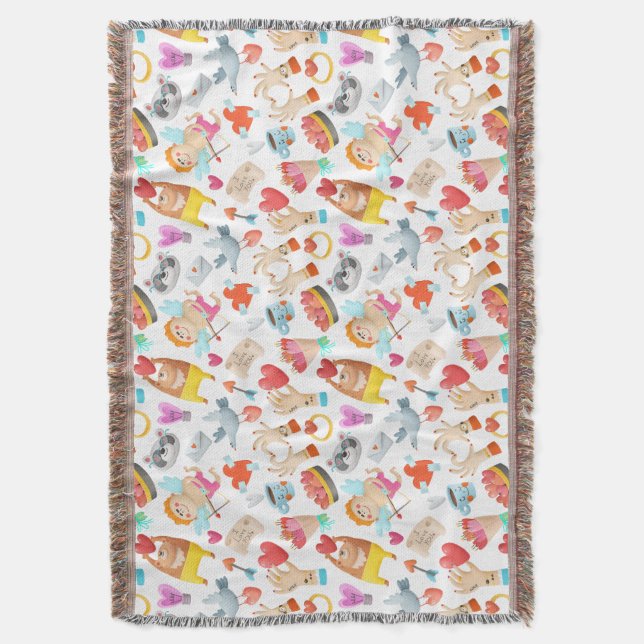 Manta polar San Valentín  Filt (Framsidan Vertikal)