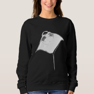 Manta Ray Art Sketch Clothes Scuba Diver Manta Ray T Shirt