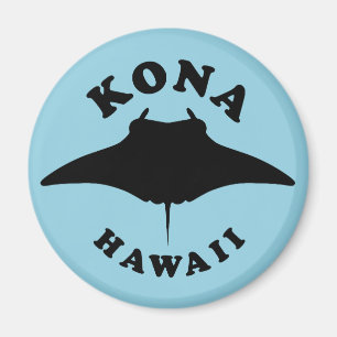 Manta Ray Diving i Kona, Hawaii Magnet