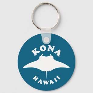 Manta Ray Diving i Kona, Hawaii Nyckelring