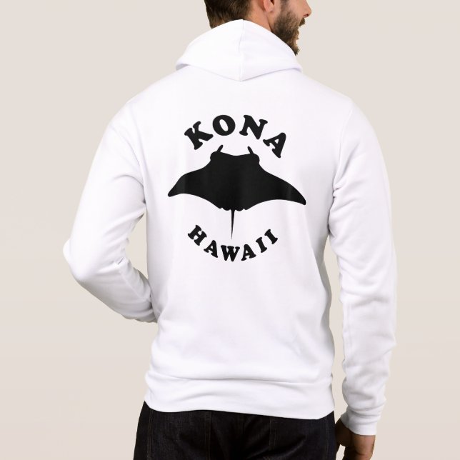 Manta Ray Diving i Kona, Hawaii T Shirt (Baksida)