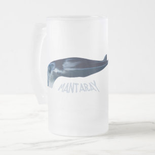 Manta Ray Frostat Ölglas