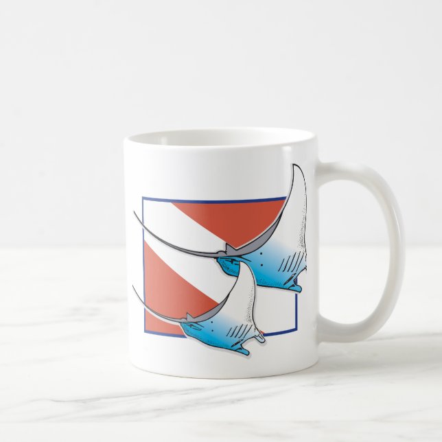 Manta Ray Kaffemugg (Höger)
