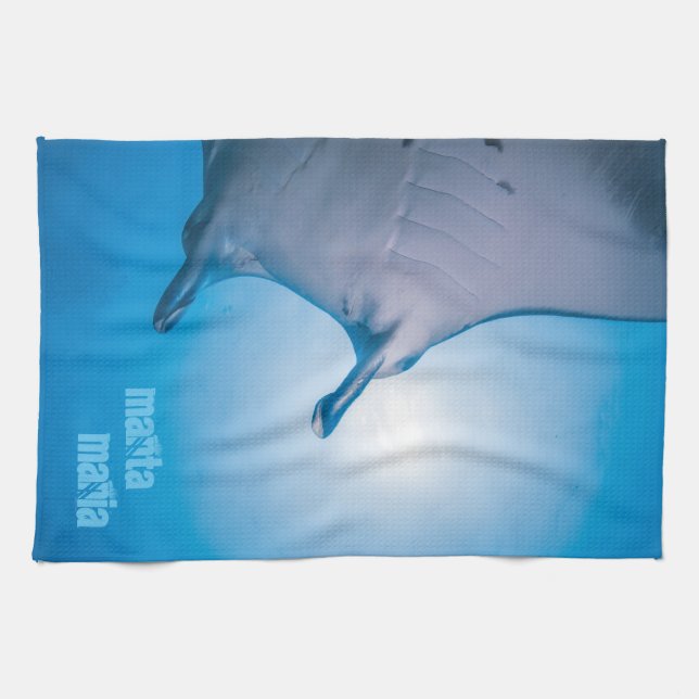 Manta ray kökshandduk (Horisontell)