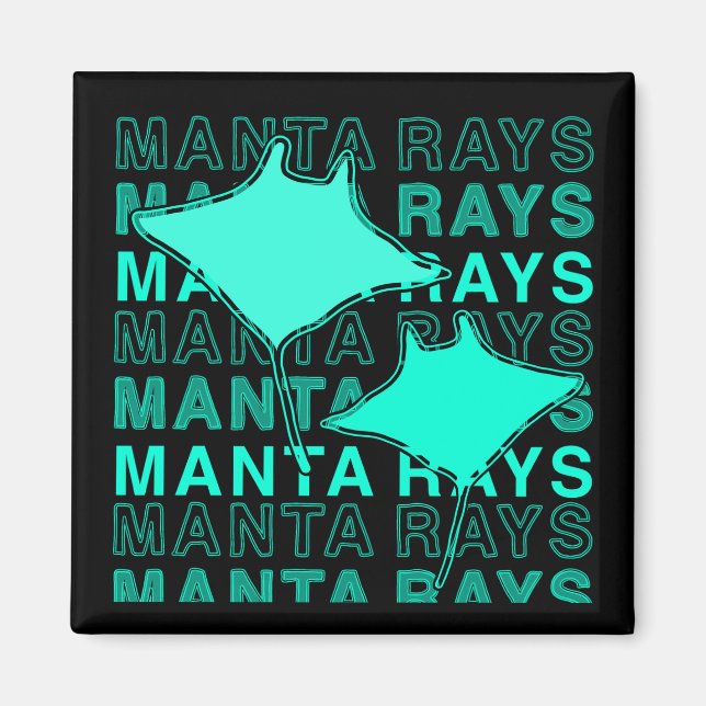 Manta Ray Magnet (Framsidan)