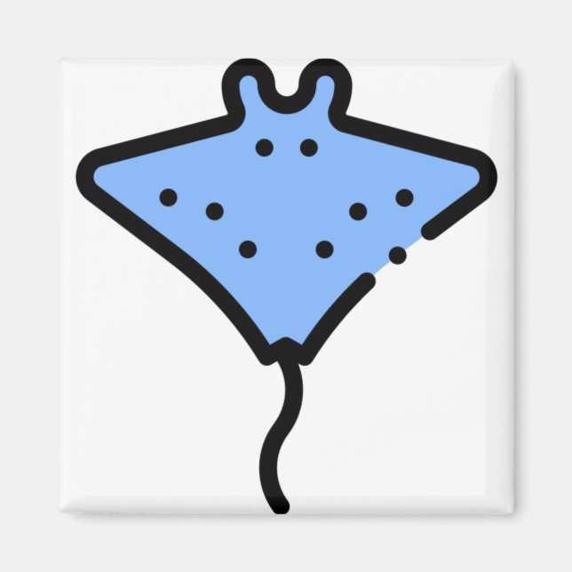 Manta ray magnet (Framsidan)