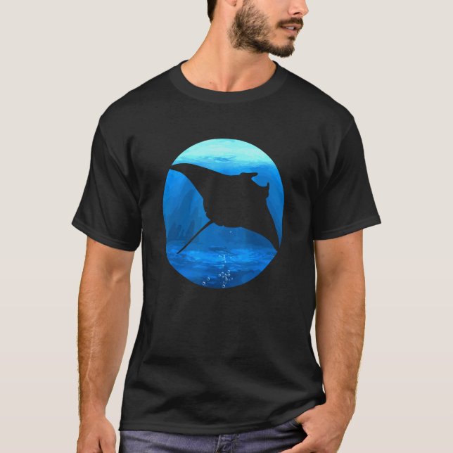 Manta Ray Manta Ray Diving Gift T Shirt (Framsida)