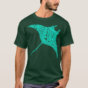 Manta Ray Maori Tribal Tattoo T Shirt