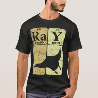 Manta Ray Periodiska Systemet Element Pilrocka T Shirt