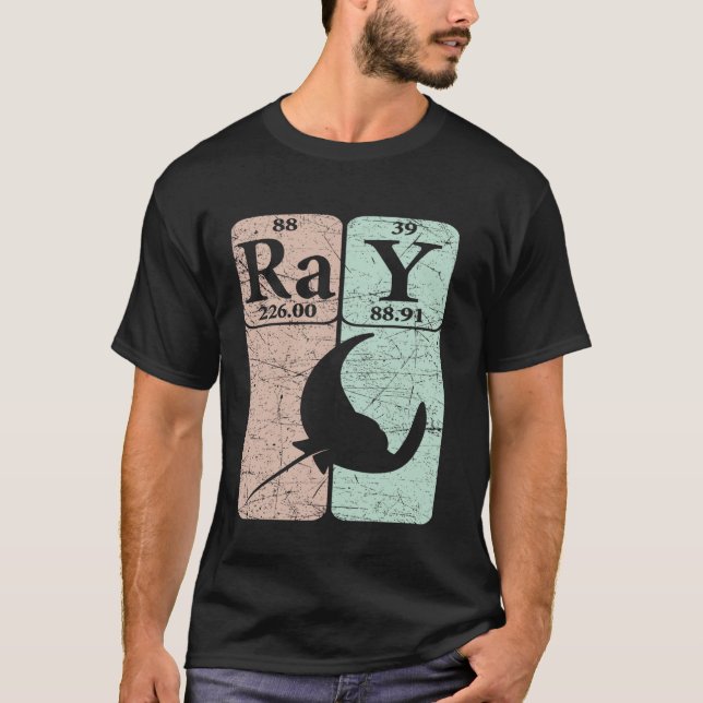 Manta Ray Periodiska systemet Element Stingrocka T Shirt (Framsida)