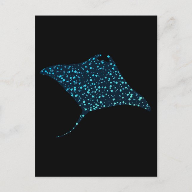Manta Ray Postcard Vykort (Framsida)