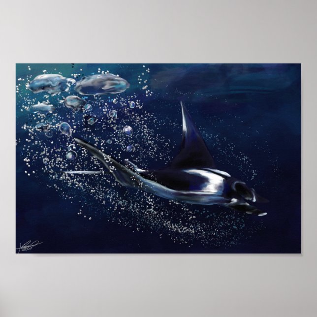 Manta Ray Poster (Framsidan)