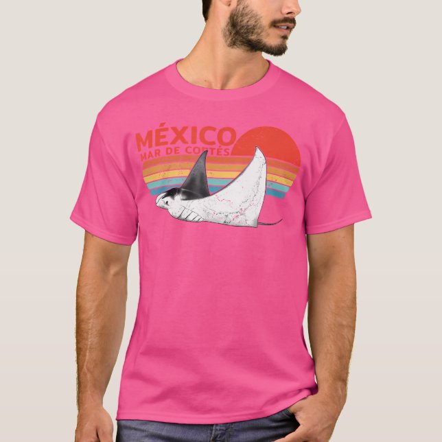 Manta Ray Sea of Cortez Mexiko T Shirt (Framsida)