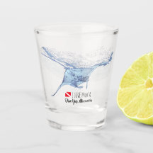 Manta ray silhouette