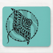 Manta Ray Tribal Tattoo Stil