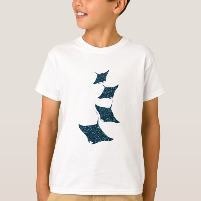 Manta Rays T Shirt (Framsida)