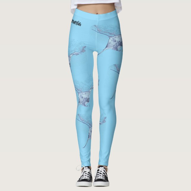 Manta rocka siluett leggings (Framsida)