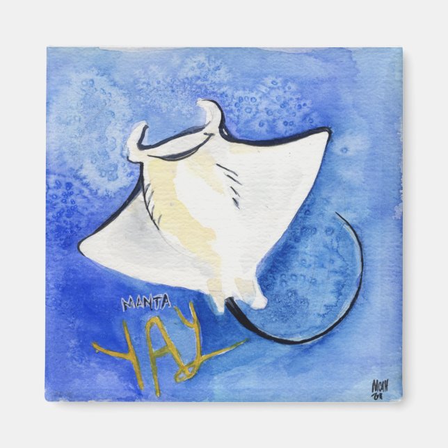 Manta Yay! Magnet (Framsidan)