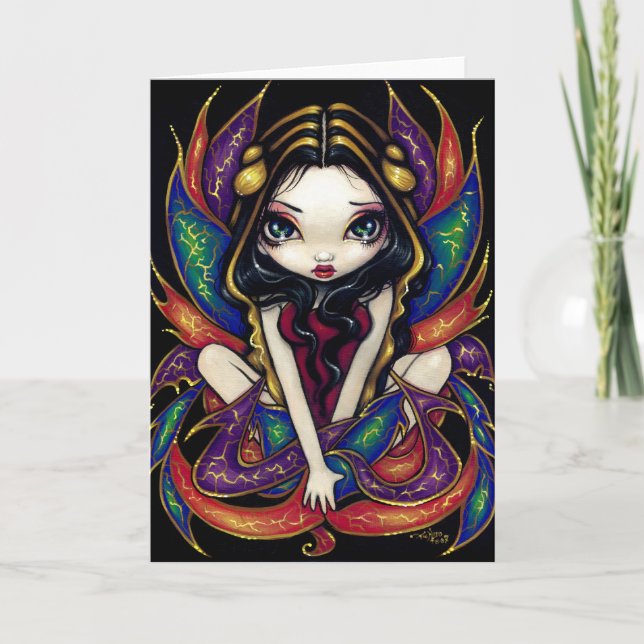 "Mantastiskt Vingar"-hälsningskort Kort (Framsida)