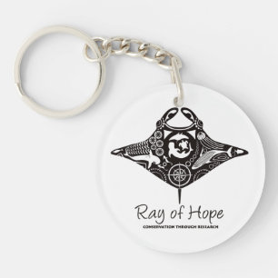 Mantastråle av akrylen Keychain för hopp MMF