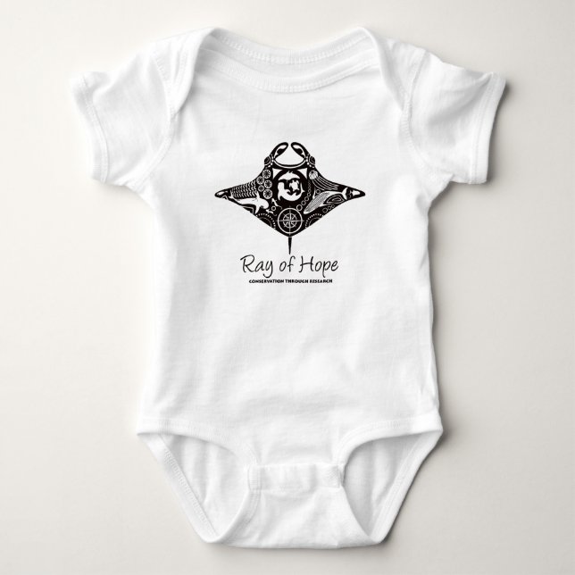 Mantastråle av för babyRomper för hopp MMF trycket Tee (Framsida)