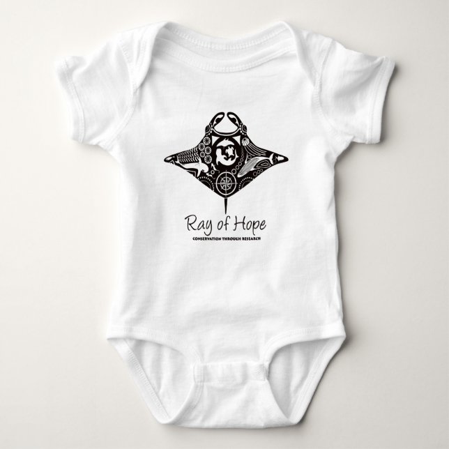 Mantastråle av för babyRomper för hopp MMF trycket Tee Shirt (Framsida)