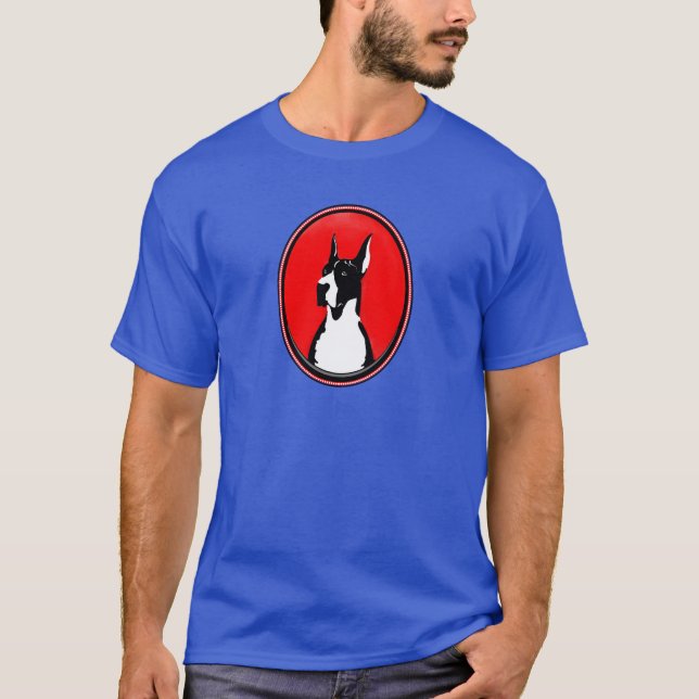 Mantel Great Dane kastrerad T-shirt (Framsida)