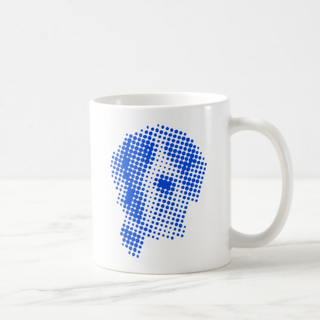 Manteldogge abstrakt kaffemugg (Höger)
