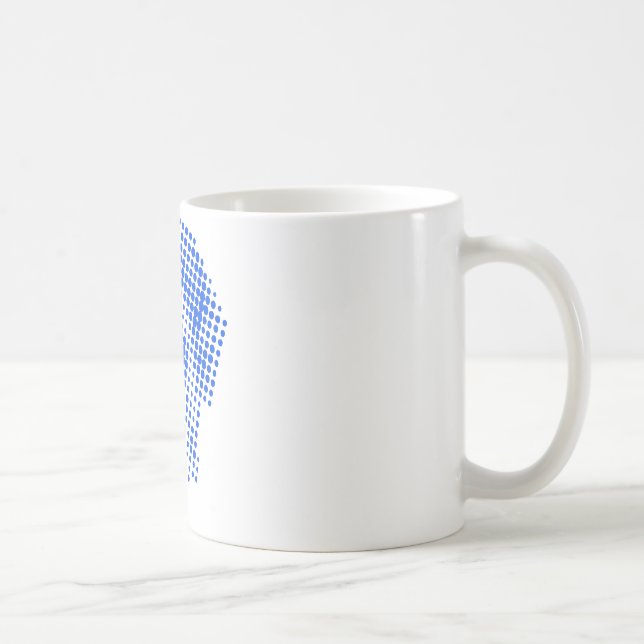 Manteldogge abstrakt kaffemugg (Höger)
