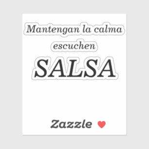 Mantengan la calma klistermärken