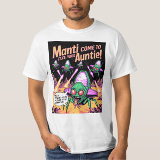  Manti Aliens Abduction Party! Defender Arcade '81 T Shirt