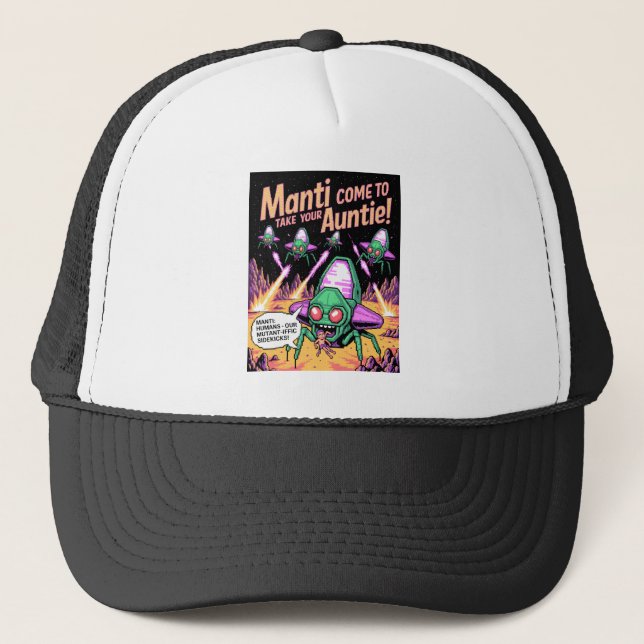 Manti Aliens kidnappningsfest! Defender Arkad '81 Keps (Framsida)