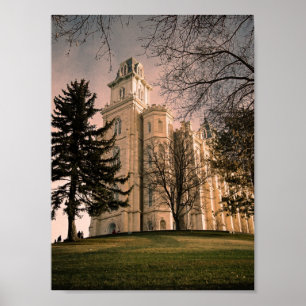 Manti Utah LDS tempel Poster
