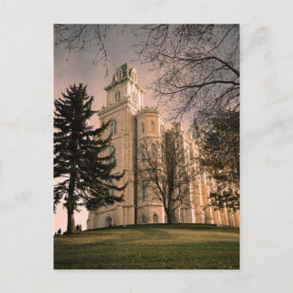 Manti Utah LDS tempel Vykort