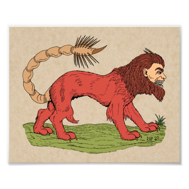 Manticore Fototryck (Framsidan)