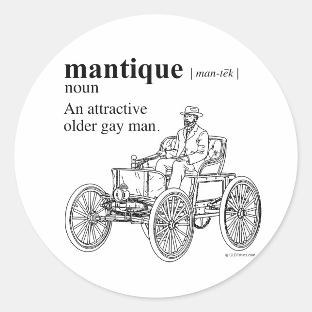 MANTIQUE RUNT KLISTERMÄRKE (Framsida)