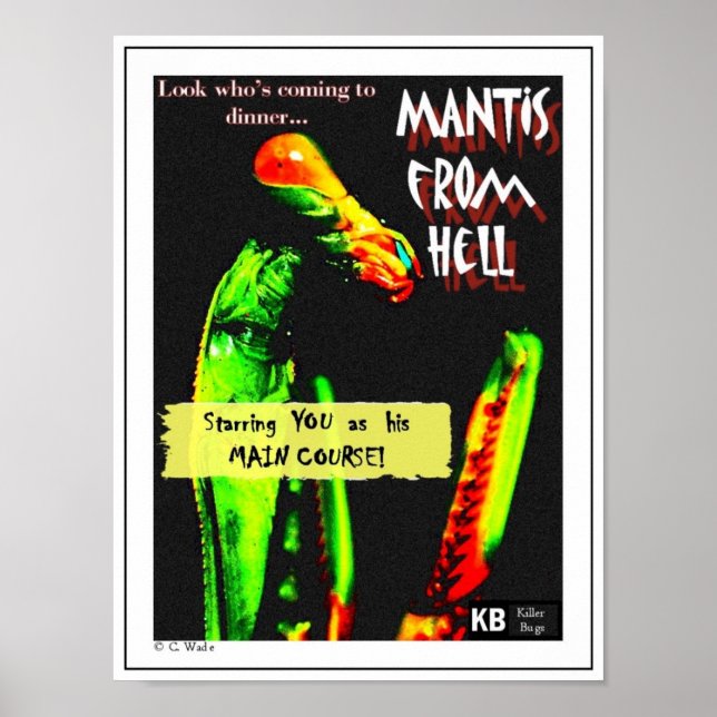 Mantis från helvetet poster (Framsidan)